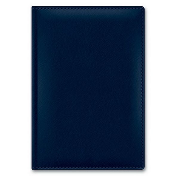 Ежедневник датированный 176л А6ф с серебр.срезом Ляссе на 2021г CAPRICE THERMO SILVER Синий , 